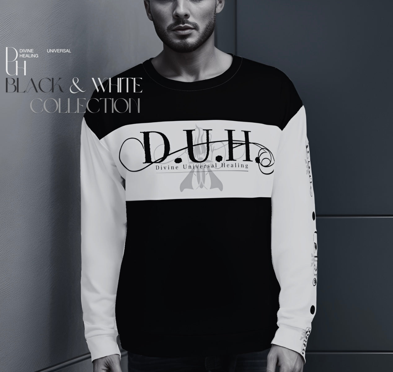 1 B / W Sweatshirt