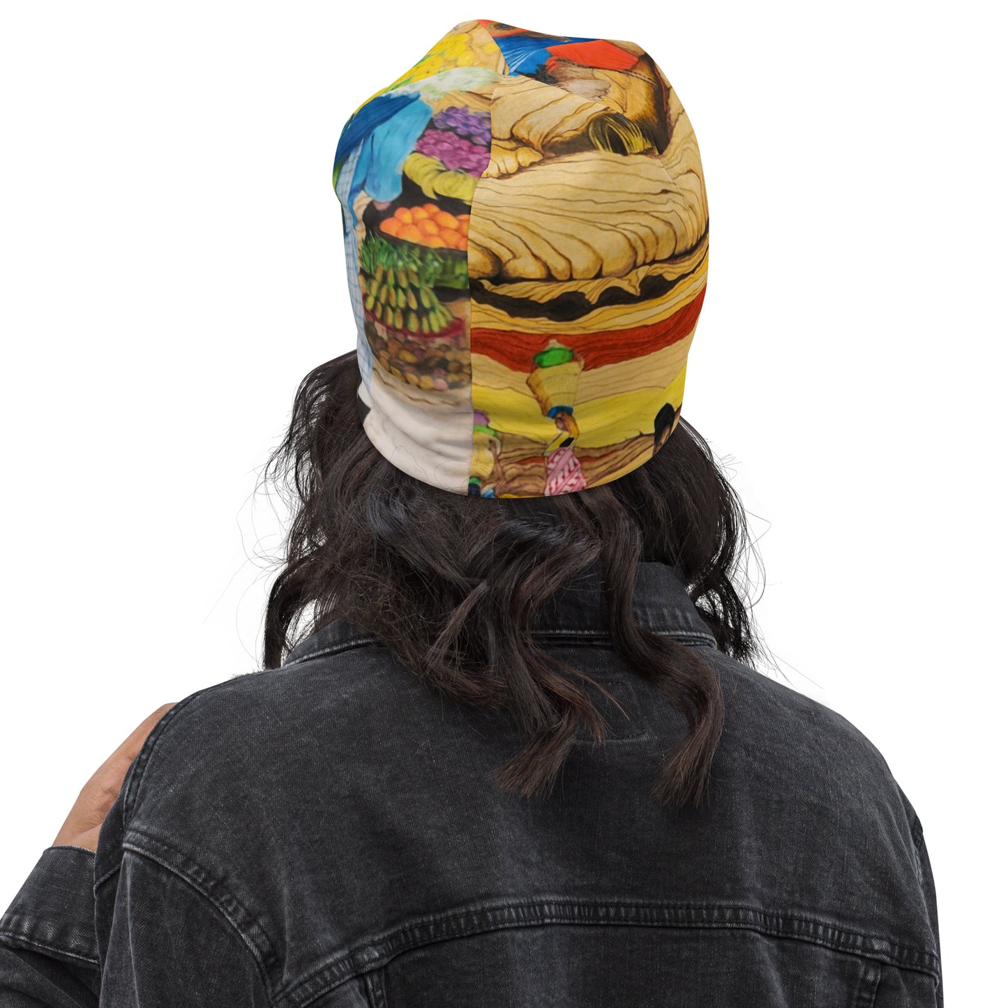 7 All-Over Print Beanie