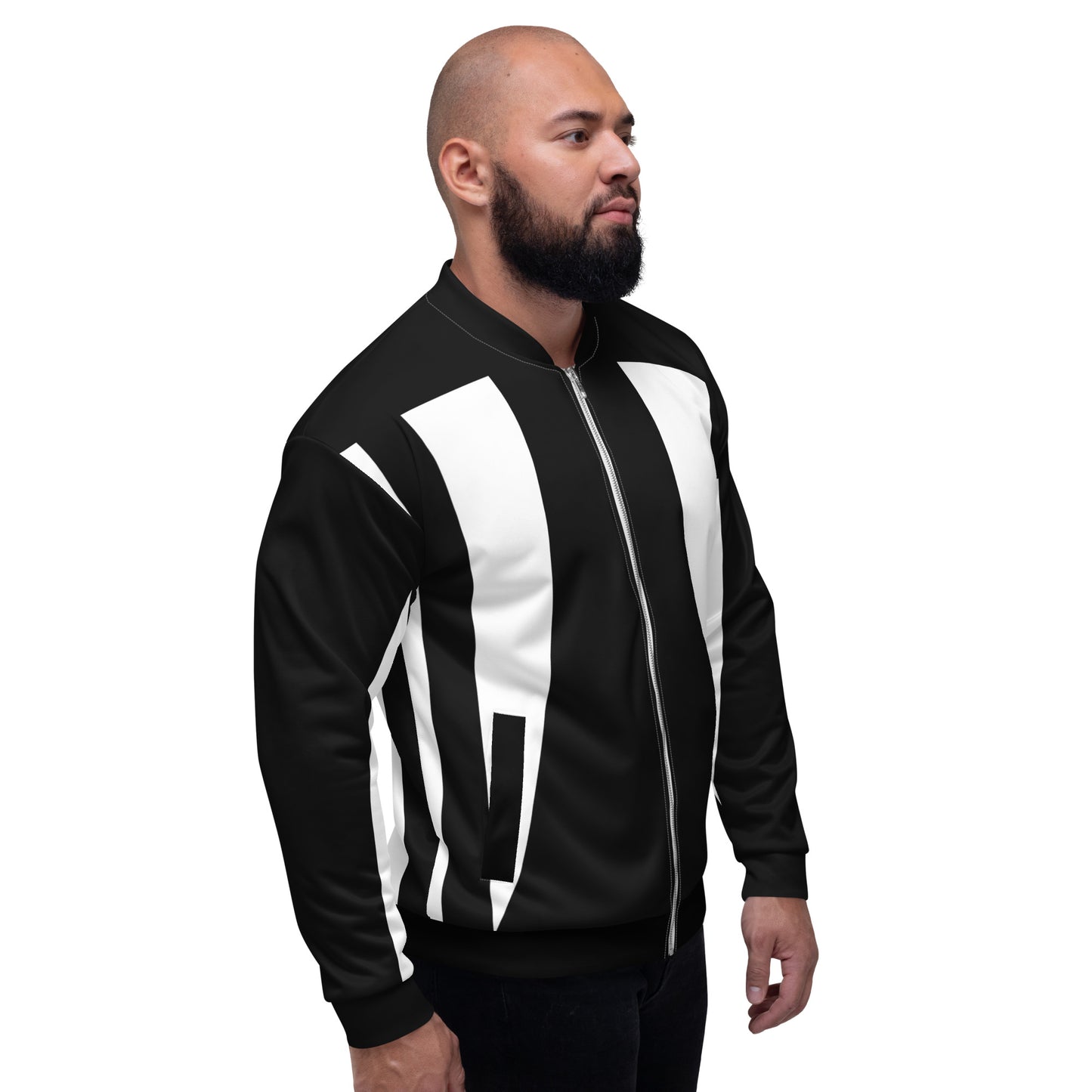 1 B/W Bomber Jacket
