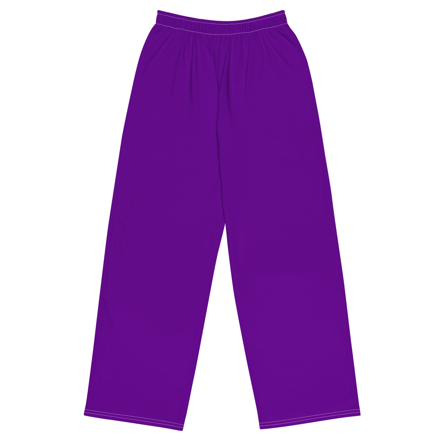 All-over print wide-leg pants