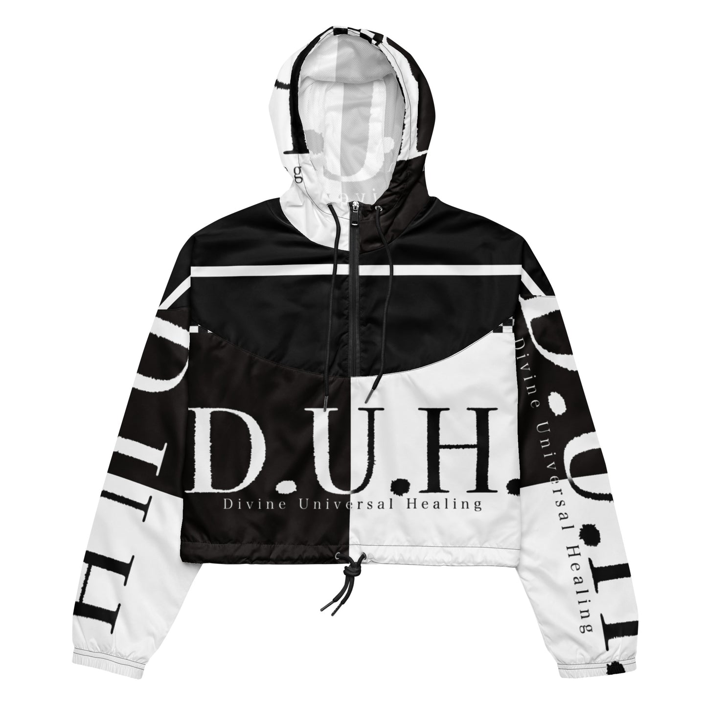 1 B/ W Women’s cropped windbreaker
