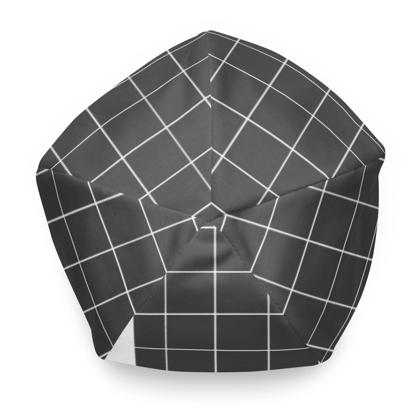 DUH B Gray All-Over Print Beanie