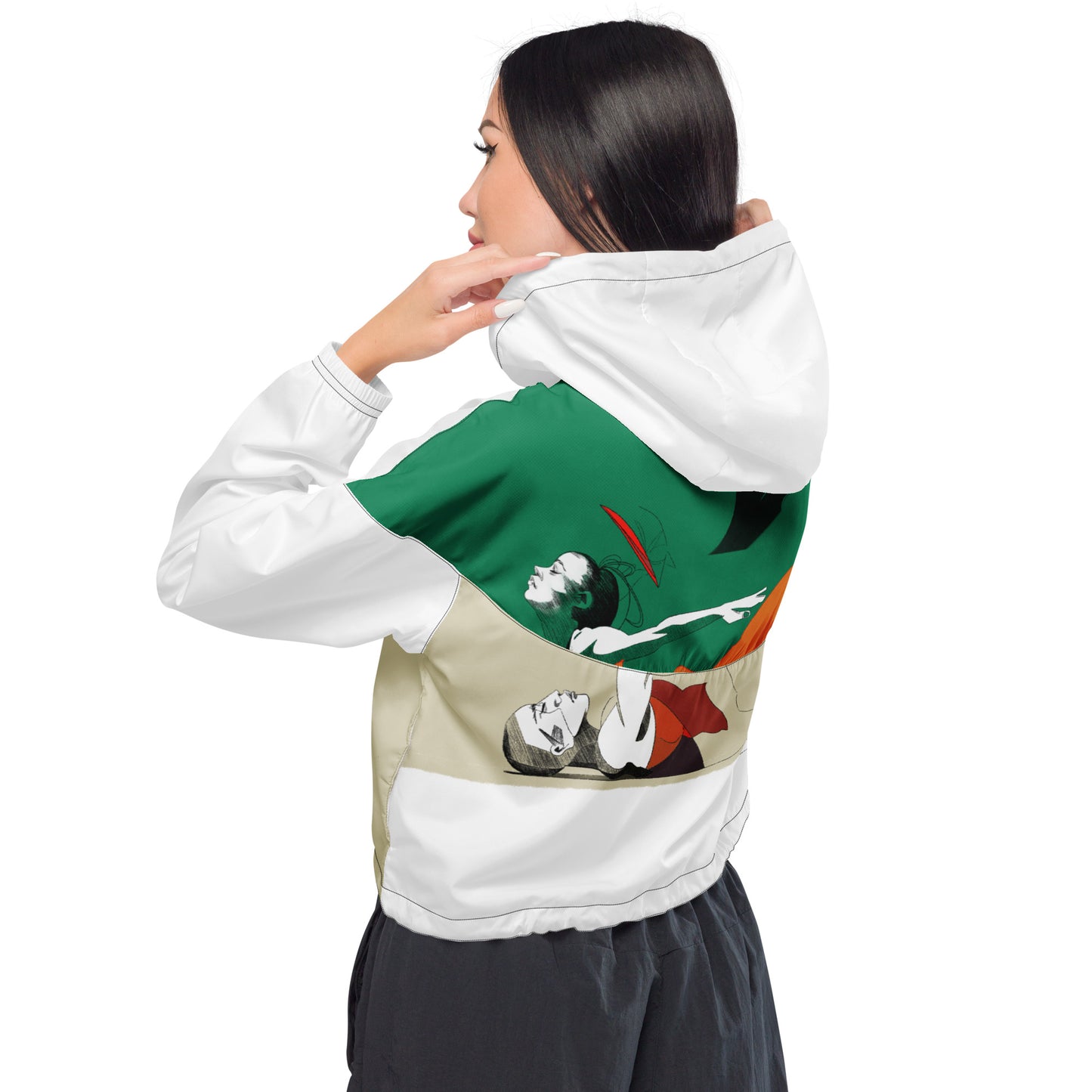 DUH Gallery Selah 1 Women’s cropped windbreaker