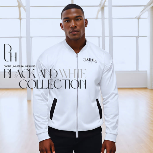 1 B/W Bomber Jacket