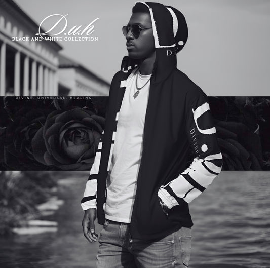 1 B/W Men’s windbreaker