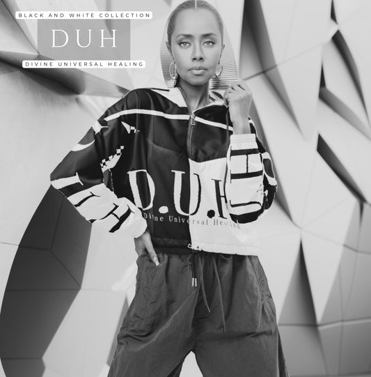 1 B/ W Women’s cropped windbreaker