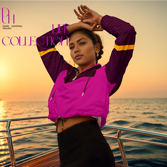 1 Women’s cropped windbreaker