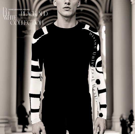 1 B/W Men's Rash Guard
