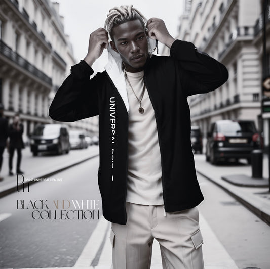 1 B/W Men’s windbreaker