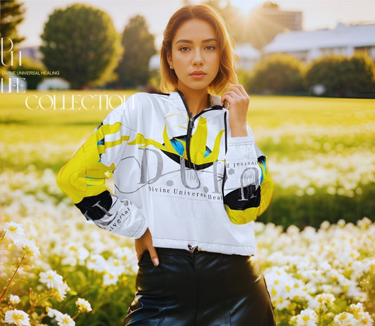 So Yellow 3 Women’s cropped windbreaker