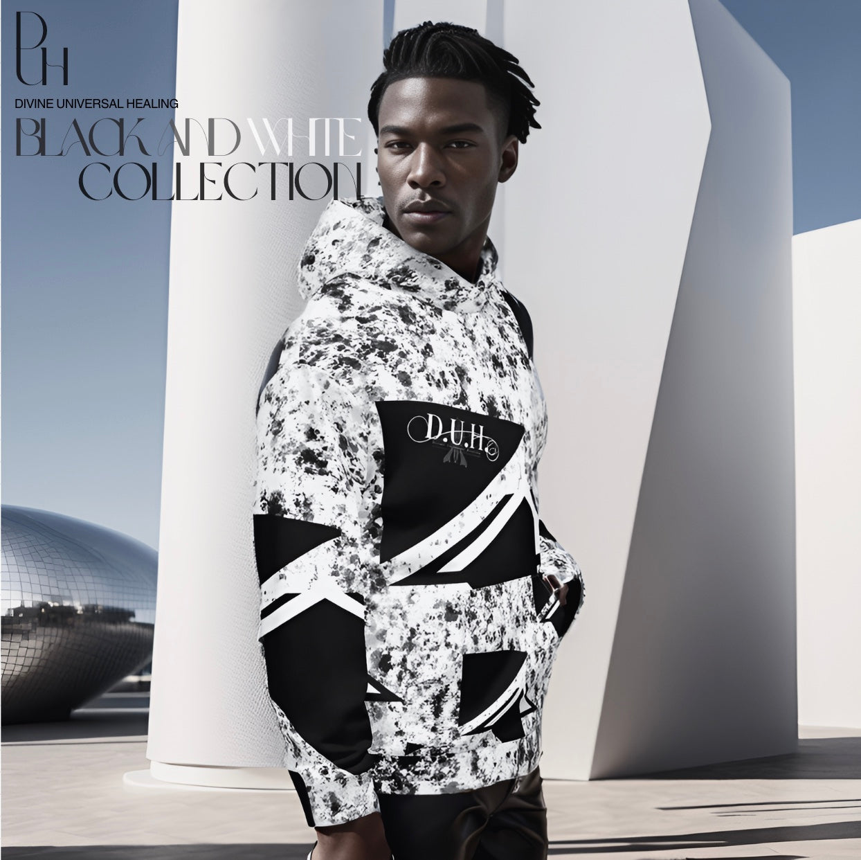 1 B/W Hoodie