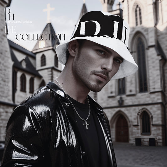 1 B/W Reversible bucket hat