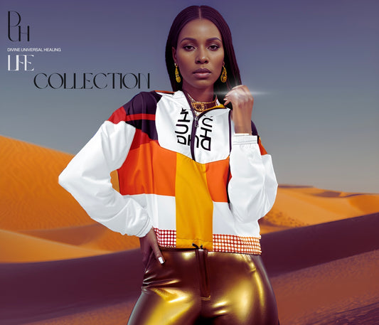 10 So Orange A Women’s cropped windbreaker