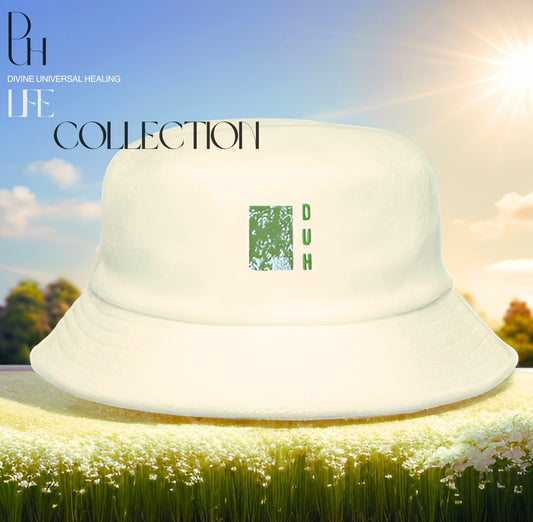 DUH Top Mimosa In Spring Unstructured terry cloth bucket hat