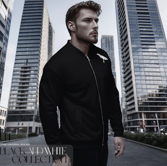1 B/W Bomber Jacket
