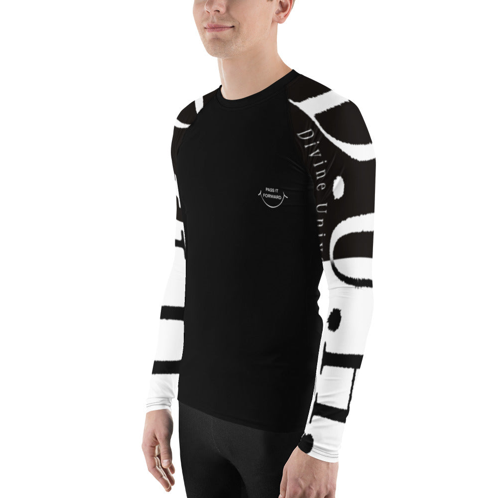 1 B/W Men's Rash Guard