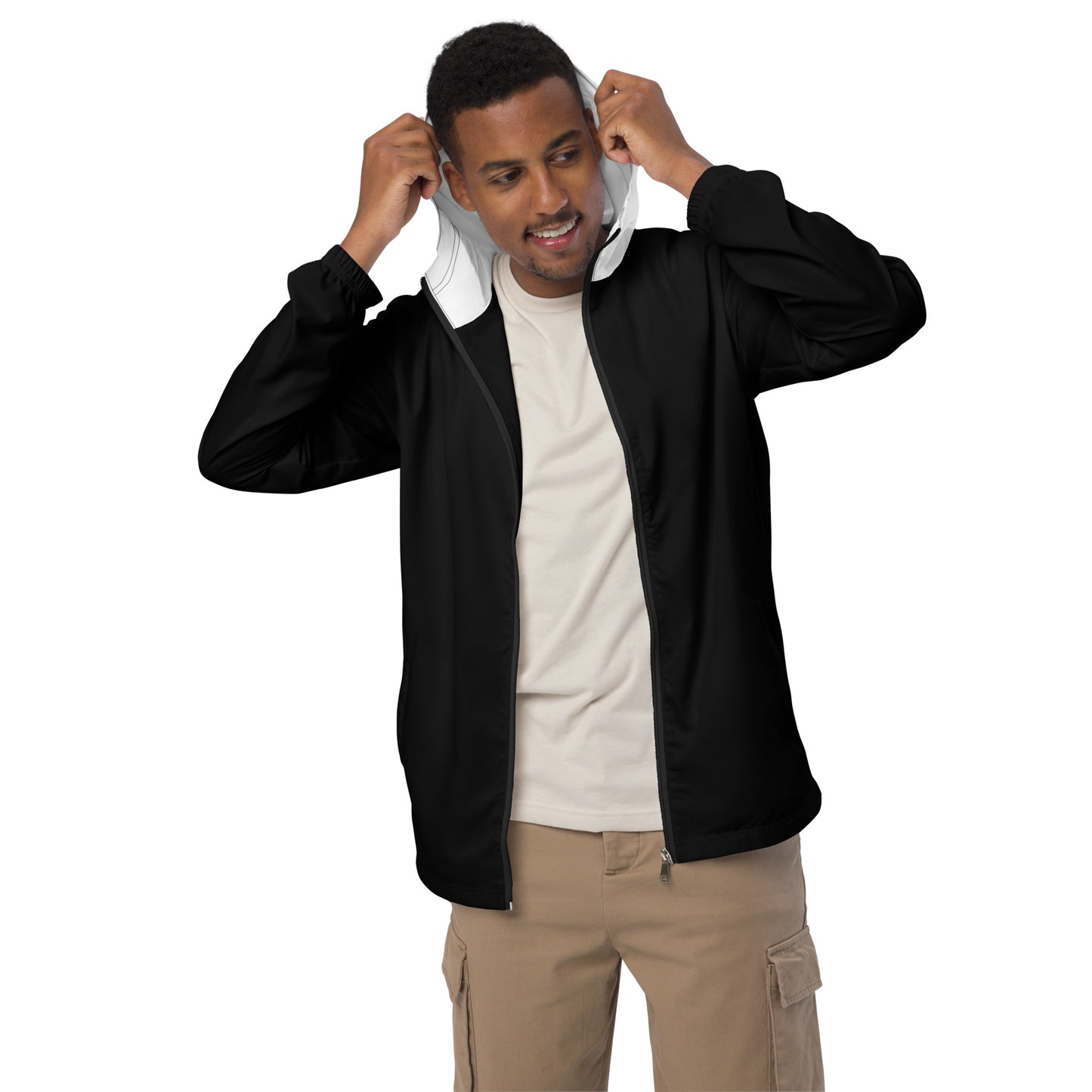 1 B/W Men’s windbreaker