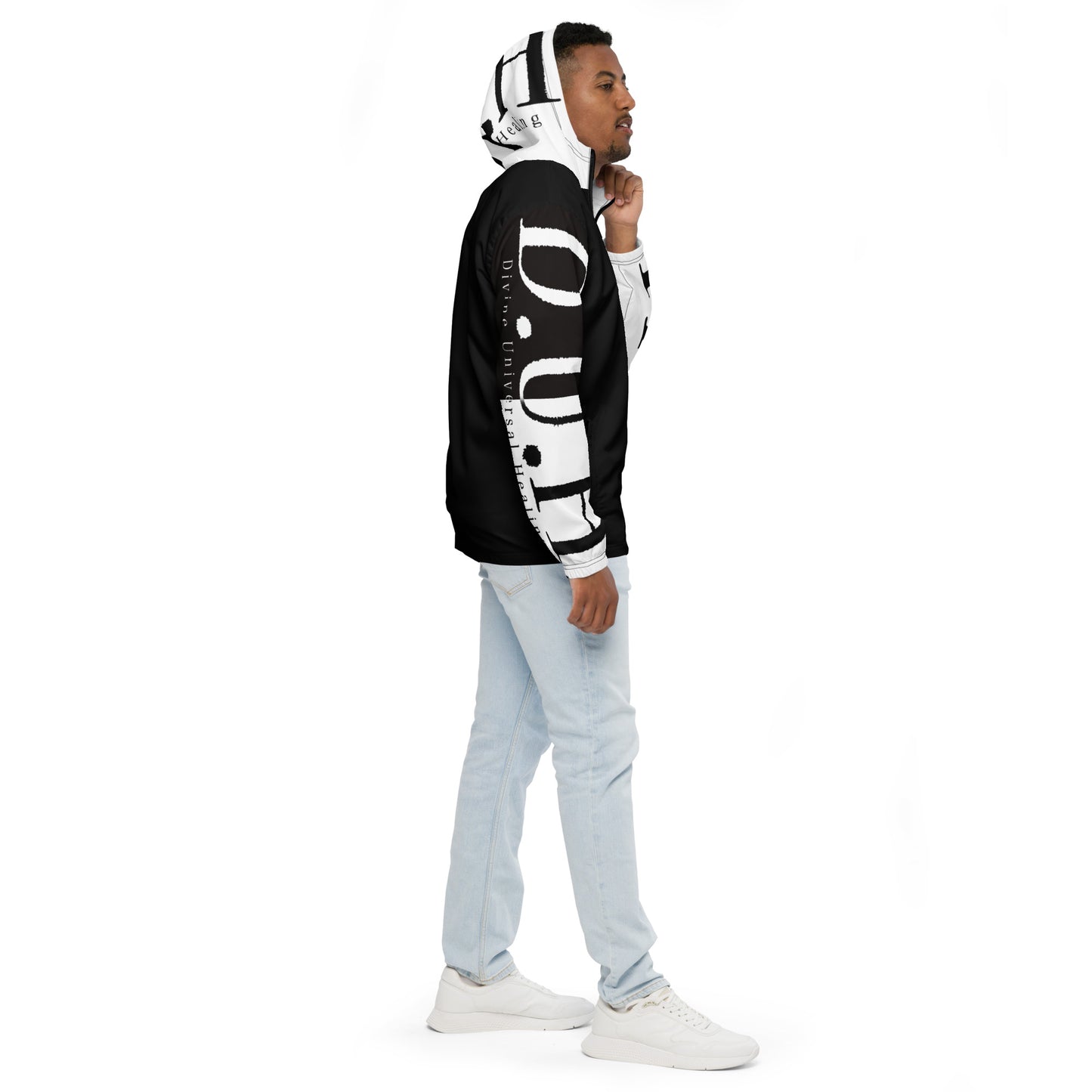 1 B/W Men’s windbreaker