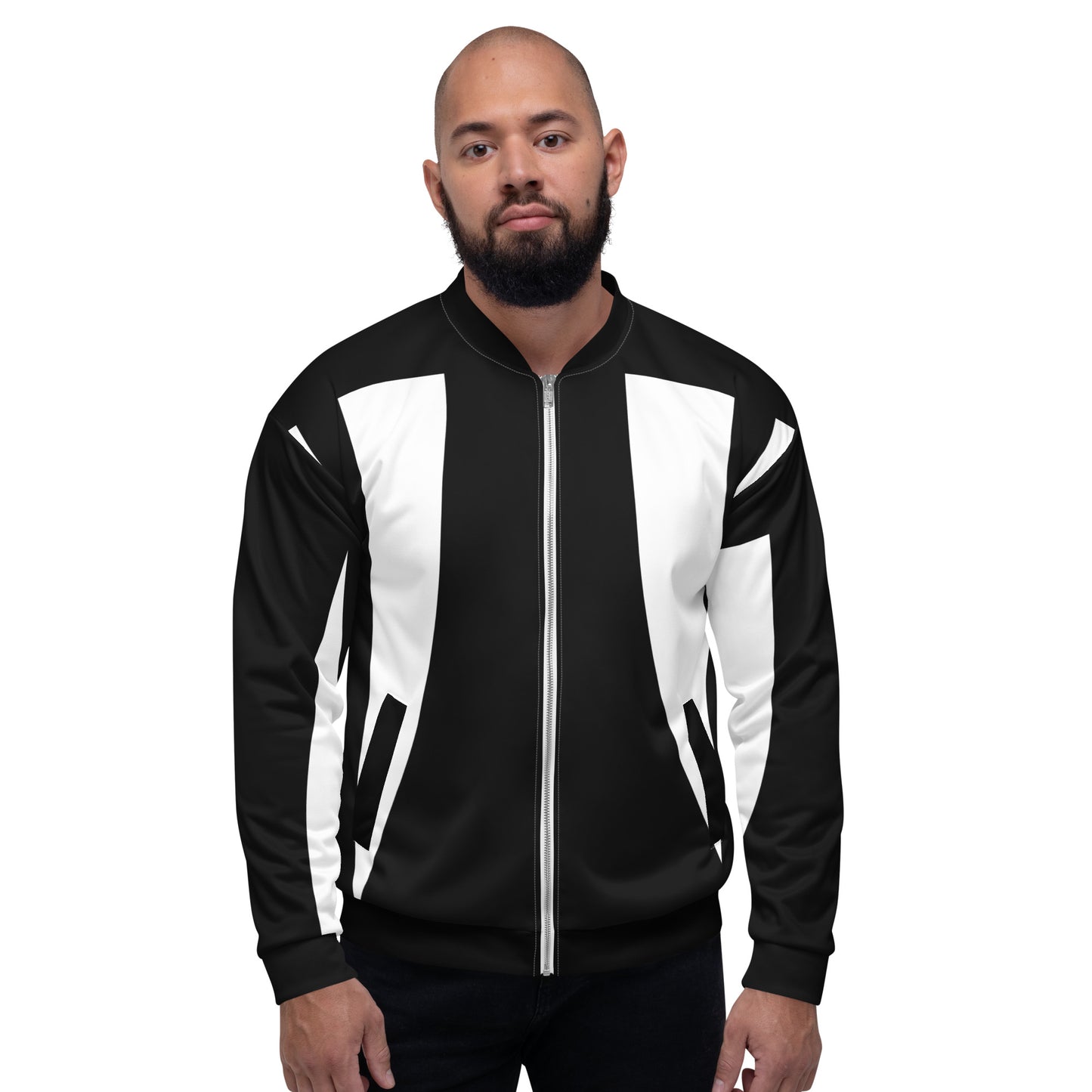 1 B/W Bomber Jacket