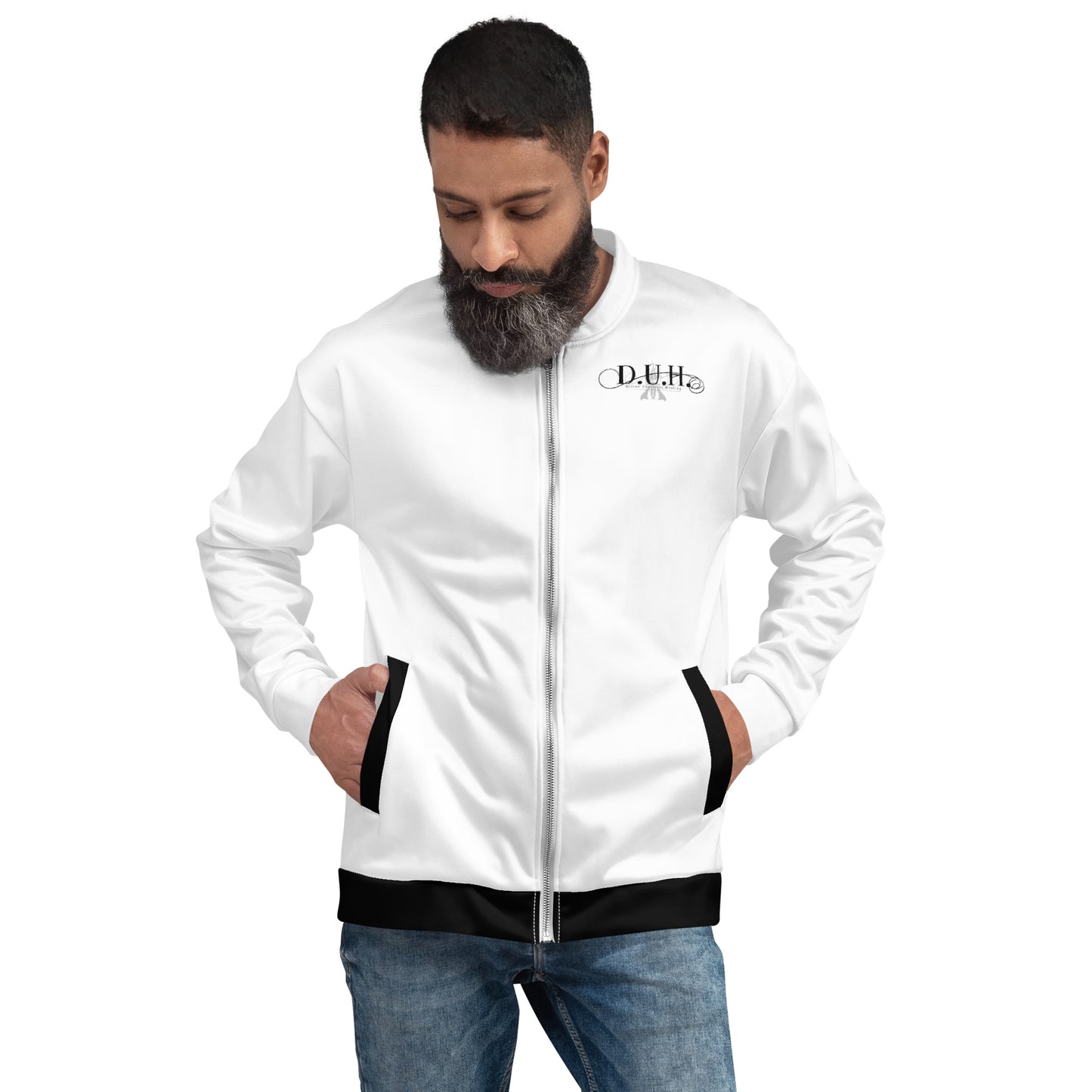 1 B/W Bomber Jacket