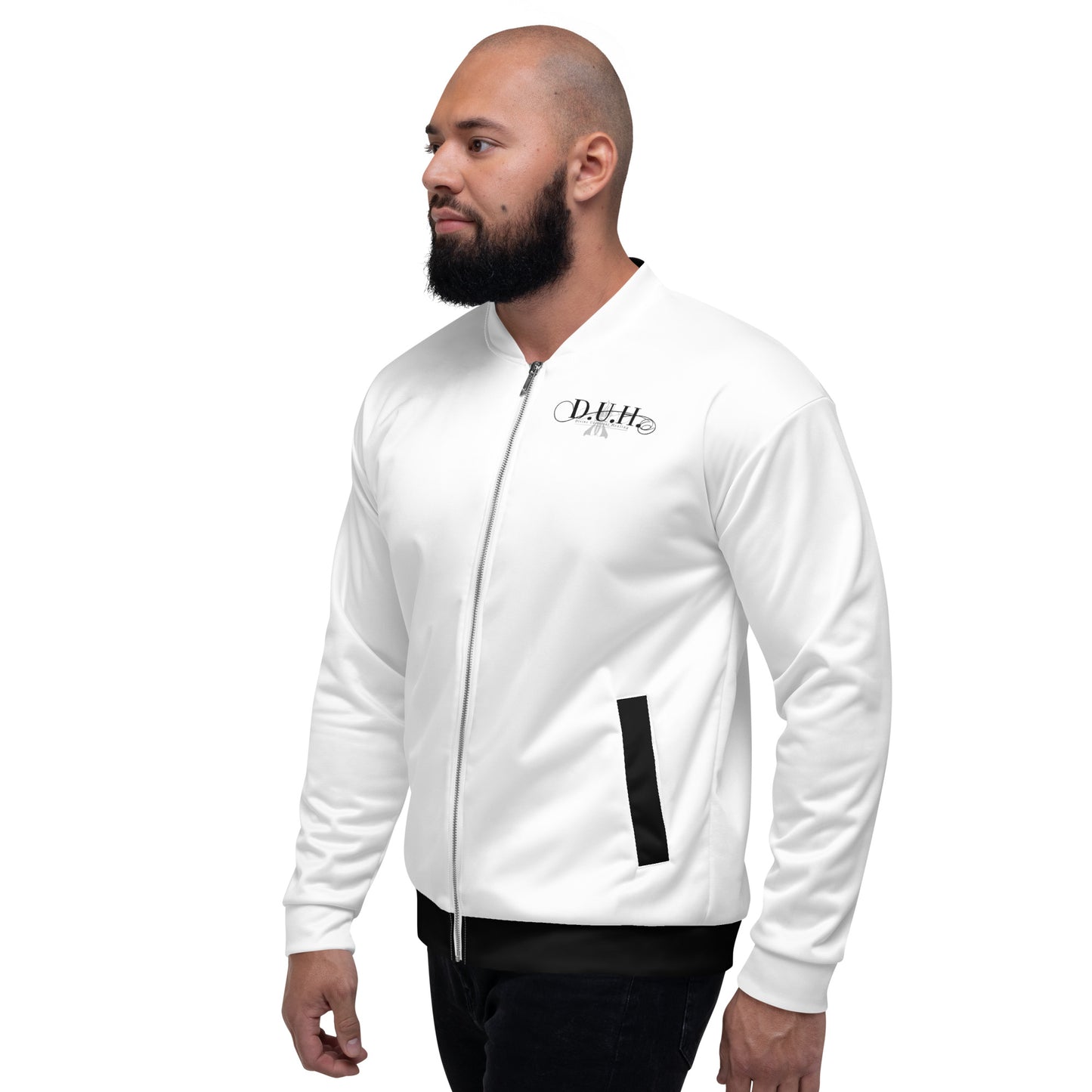 1 B/W Bomber Jacket