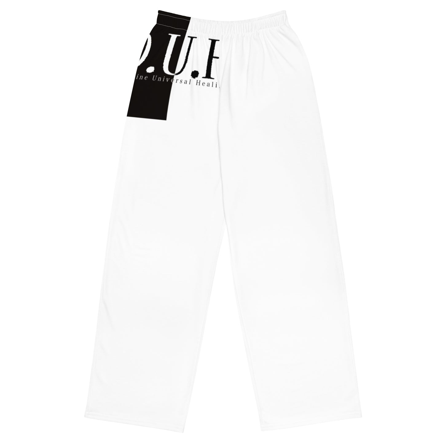 1 B/W wide-leg pants