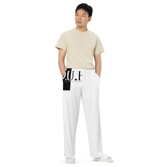 1 B/W wide-leg pants