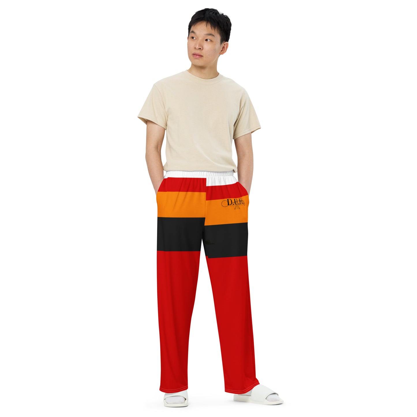 10 So Orang All-over print wide-leg pants