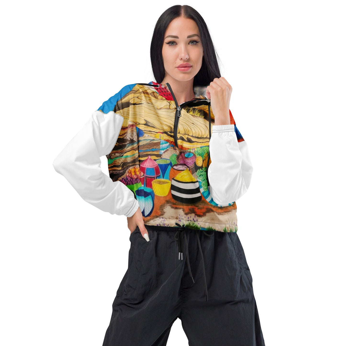 7 Women’s cropped windbreaker