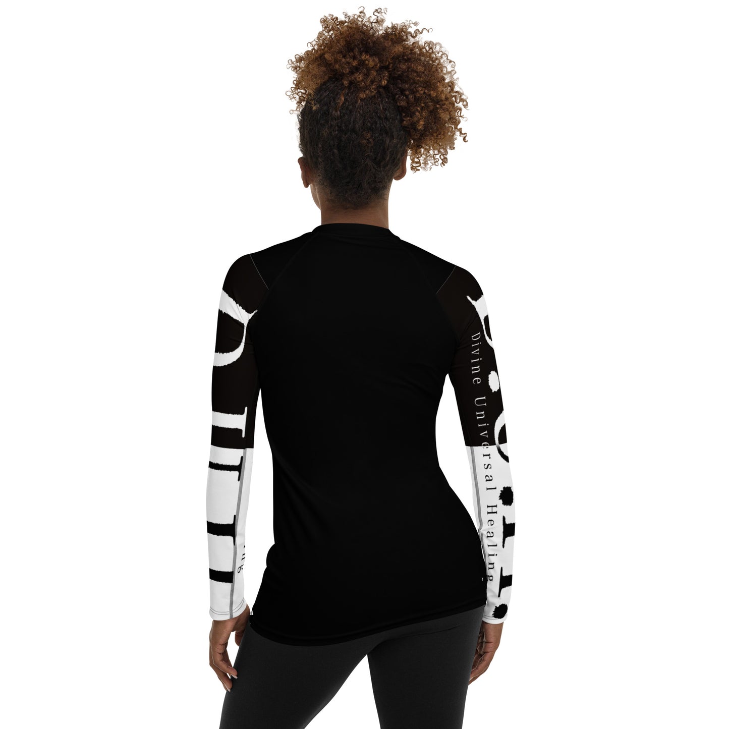 1 B / W Women's Rash Guard