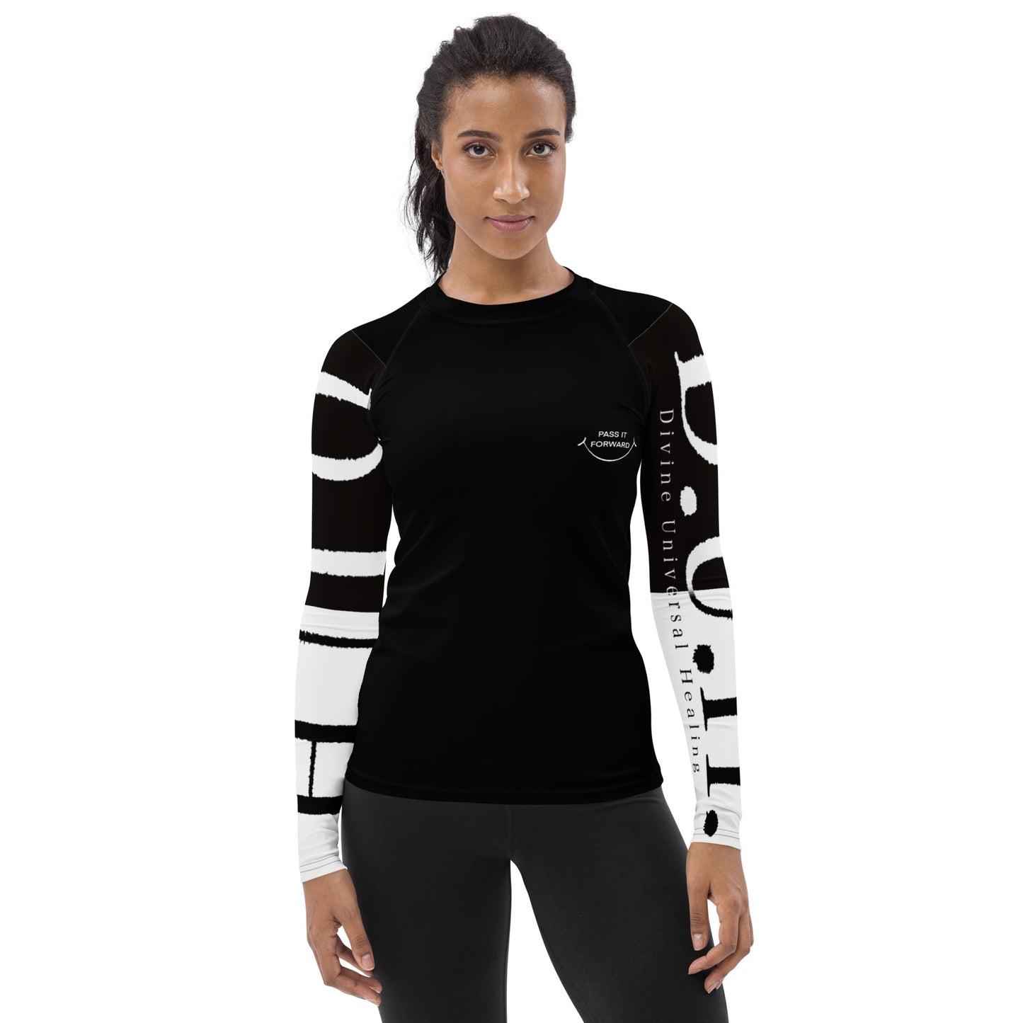 1 B / W Women's Rash Guard