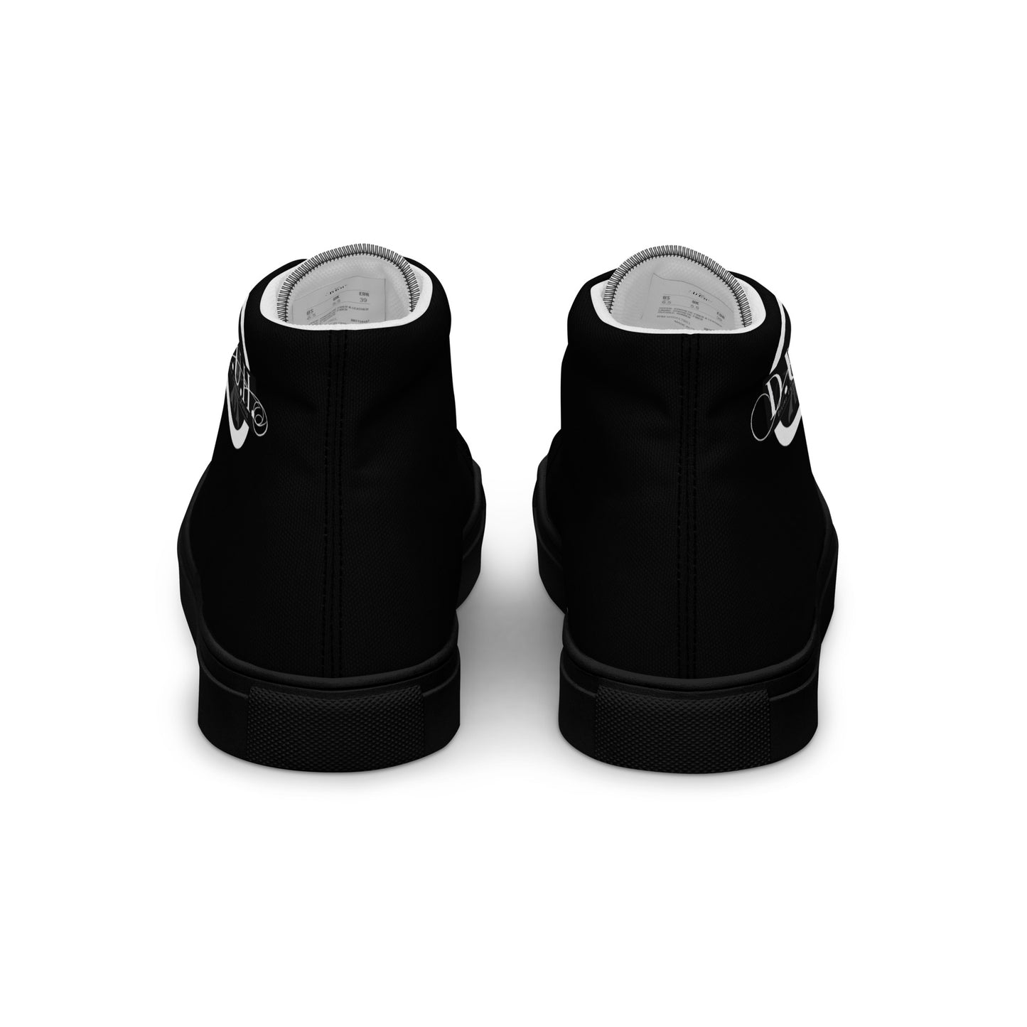 Men’s high top canvas shoes