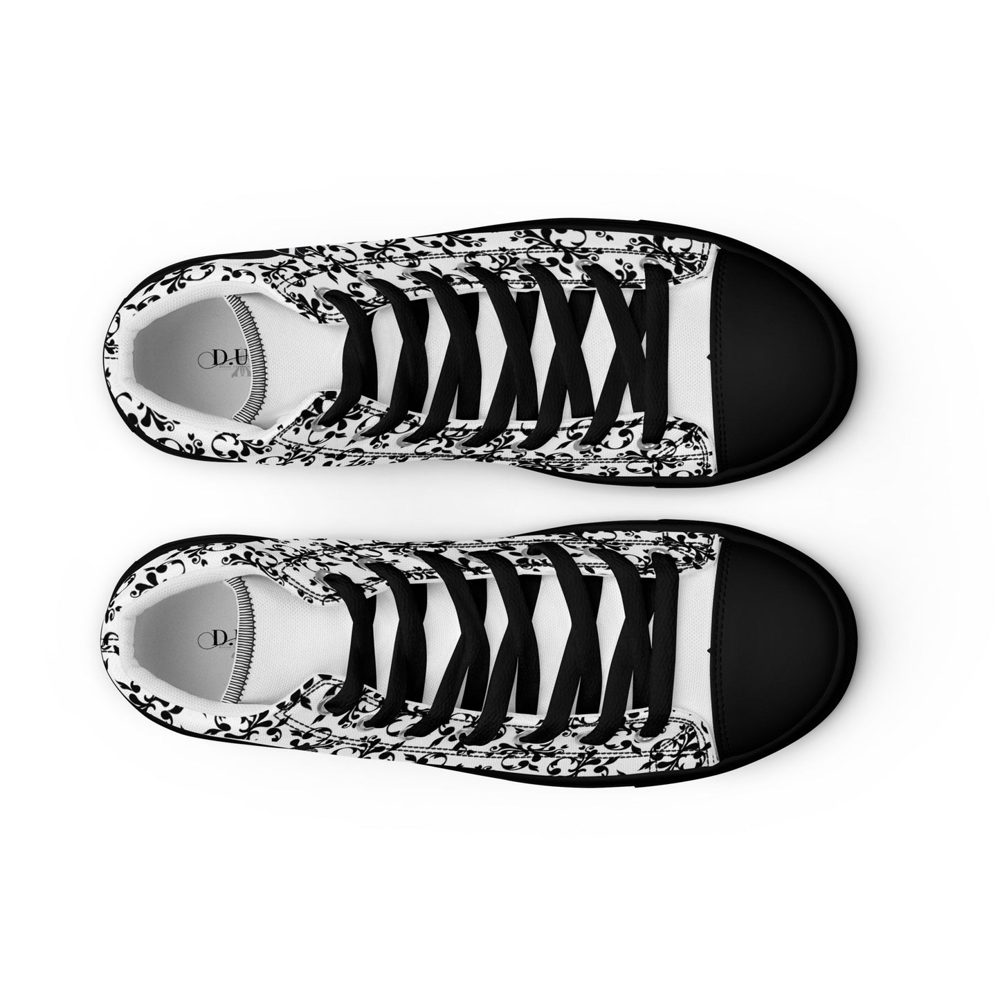 Men’s high top canvas shoes