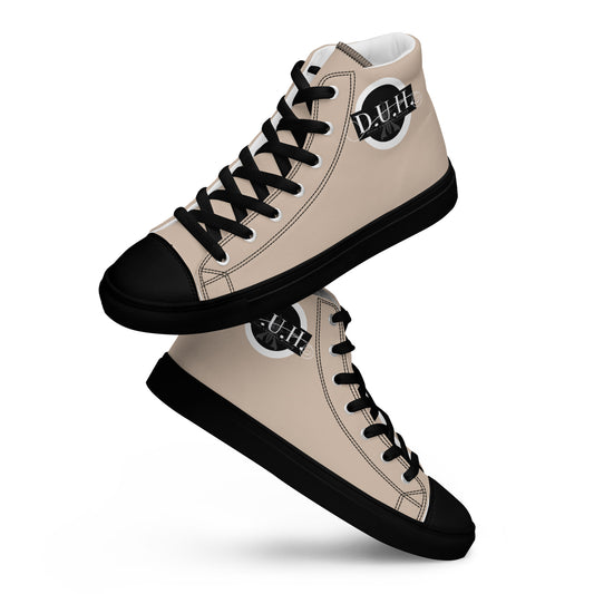 Men’s high top canvas shoes