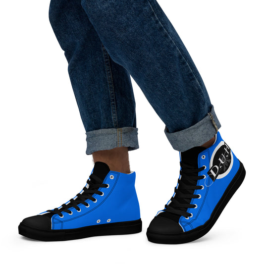 Men’s high top canvas shoes