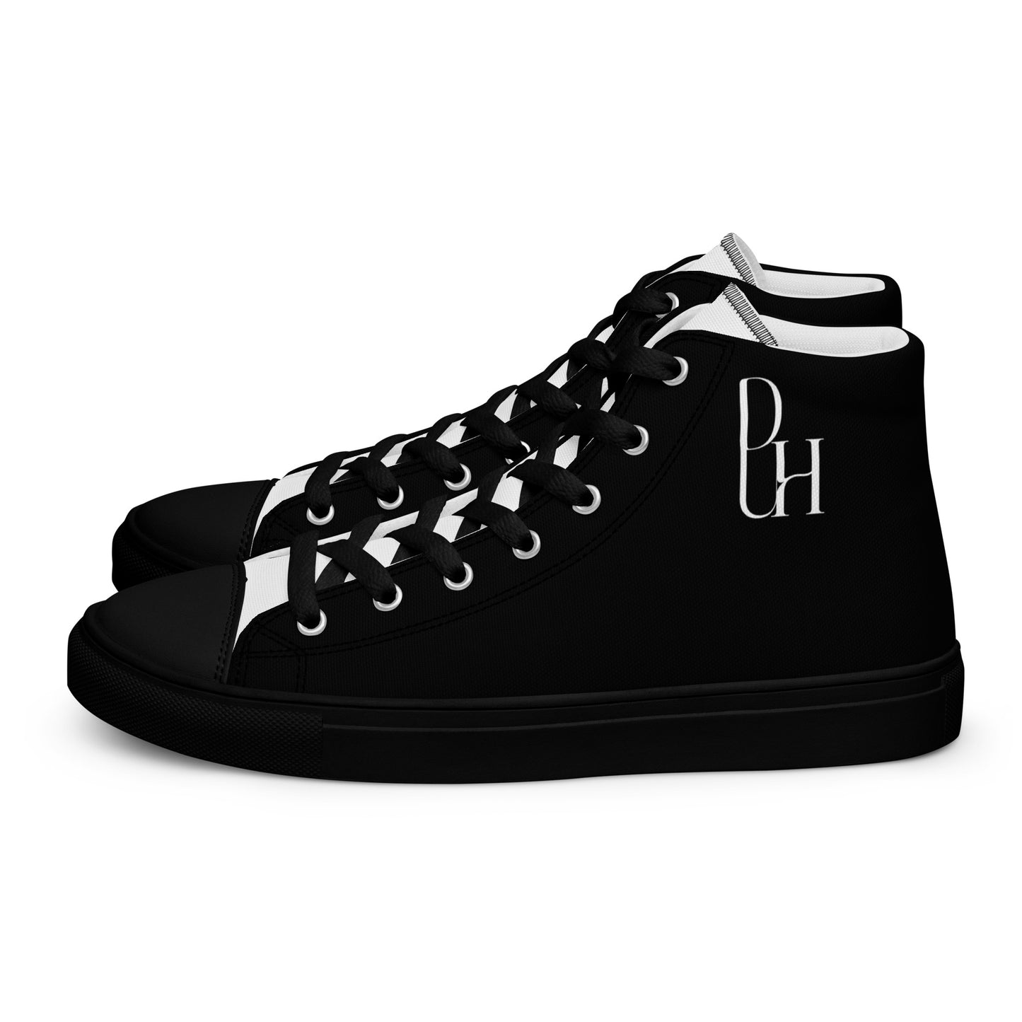 Men’s high top canvas shoes