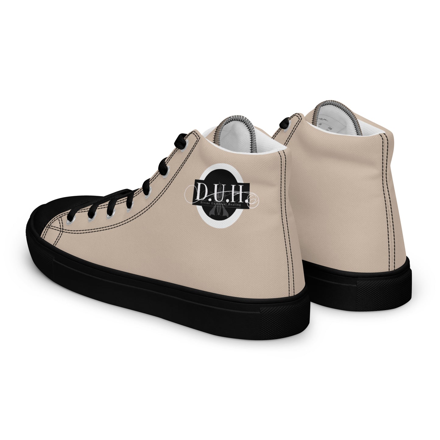 Men’s high top canvas shoes