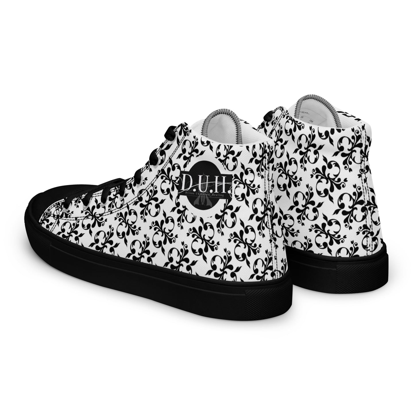 Men’s high top canvas shoes