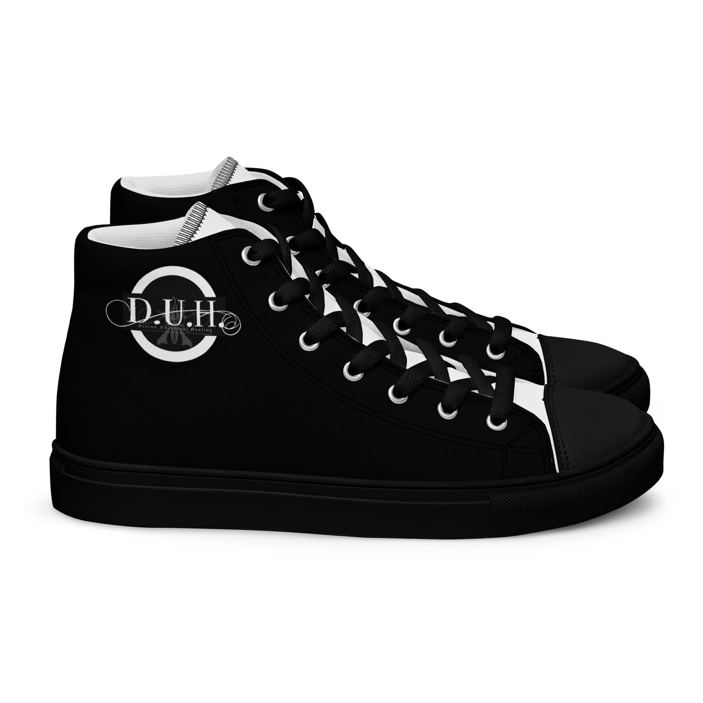 Men’s high top canvas shoes