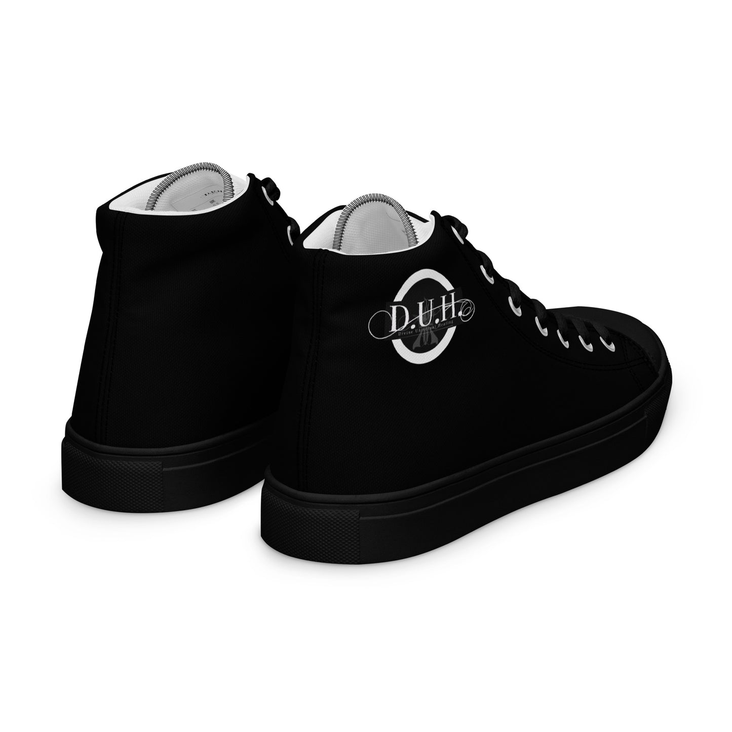 Men’s high top canvas shoes