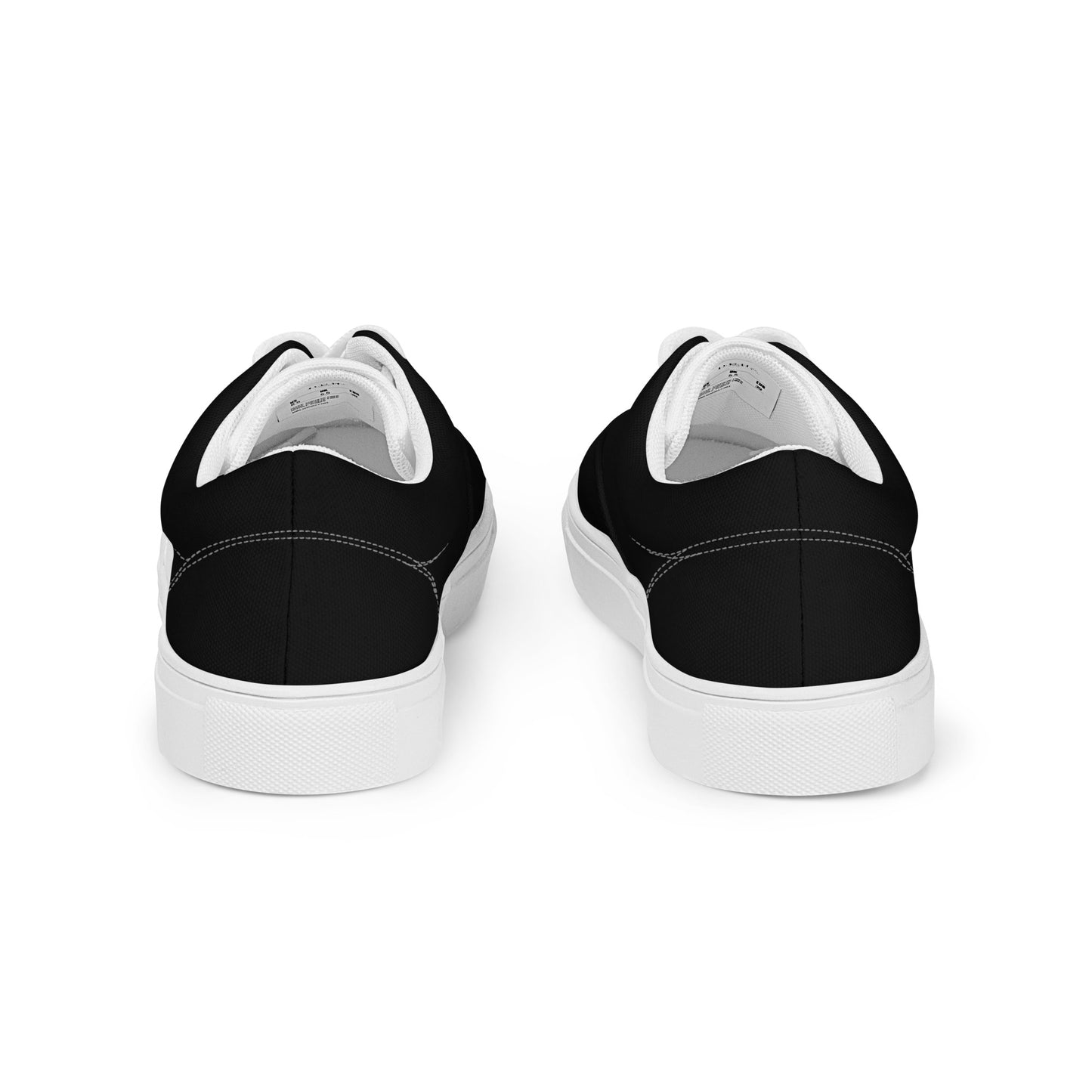 1 B/W Men’s lace-up canvas shoes