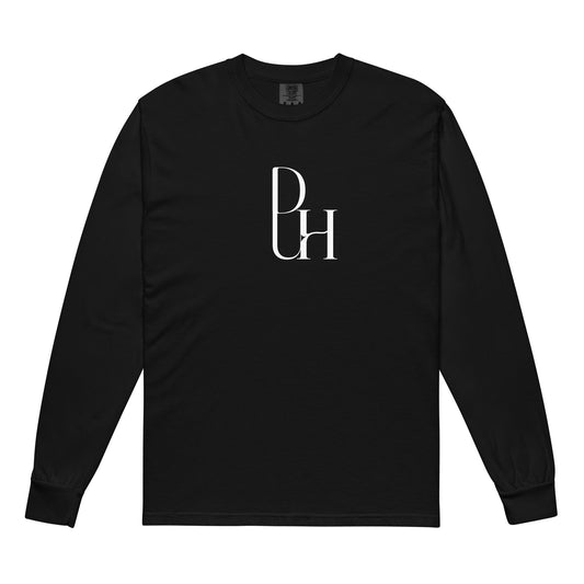 1 B/W heavyweight long-sleeve shirt