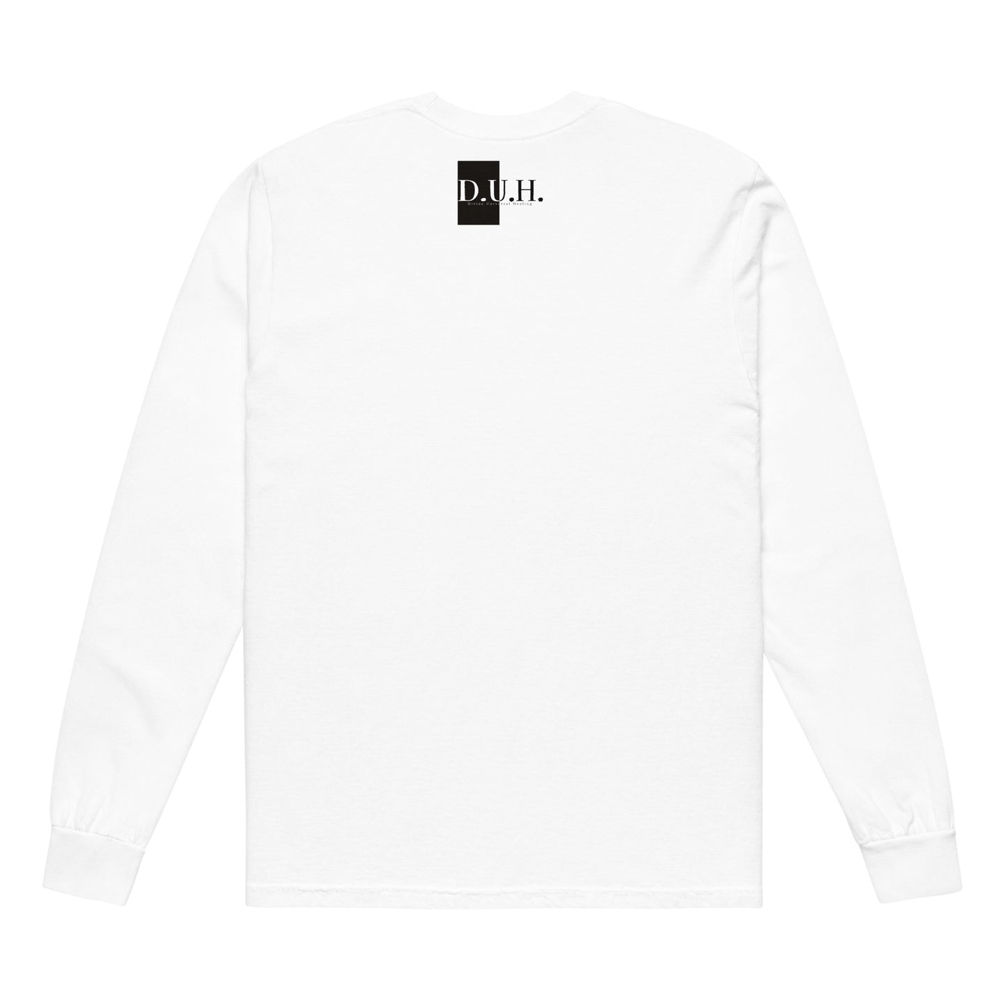 1 B/W heavyweight long-sleeve shirt