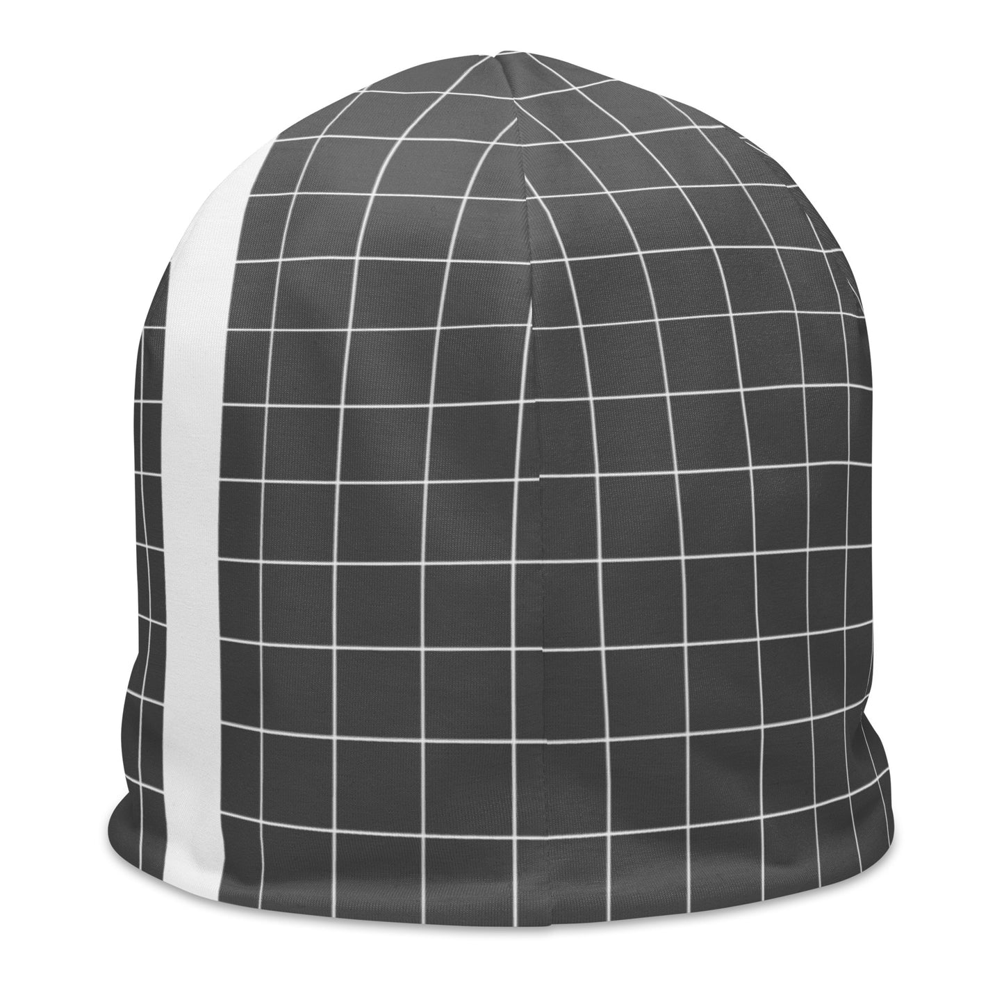 DUH B Gray All-Over Print Beanie