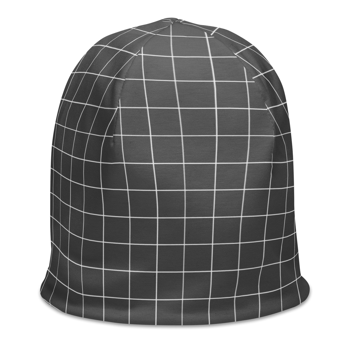 DUH B Gray All-Over Print Beanie