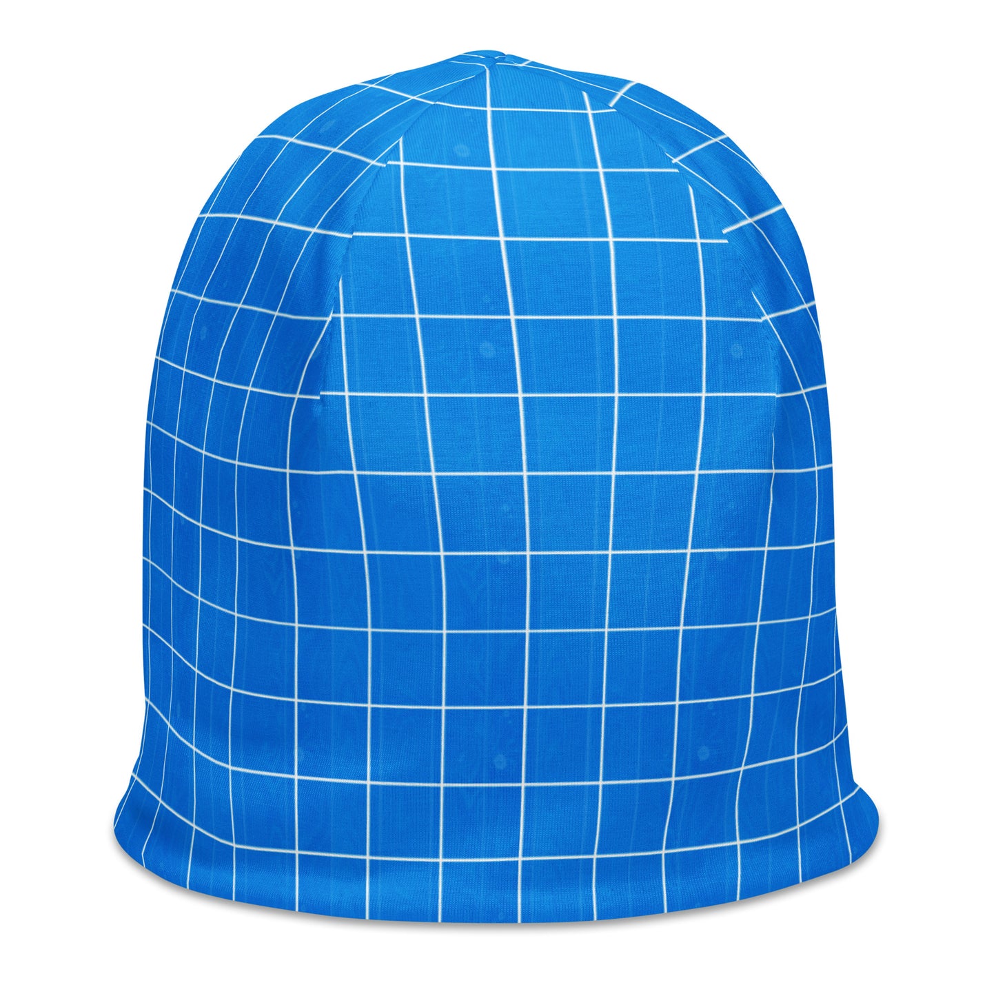 5-2 DUH B Blue All-Over Print Beanie