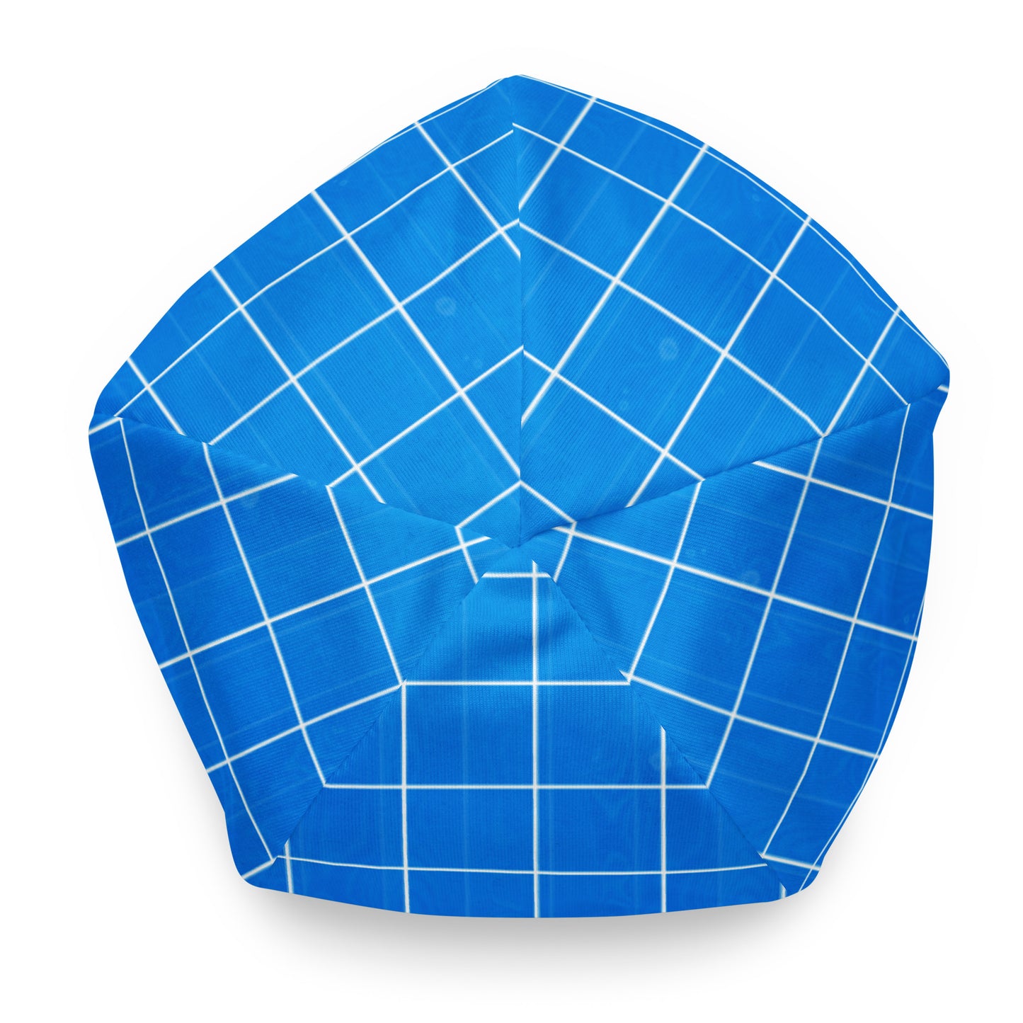 5-2 DUH B Blue All-Over Print Beanie