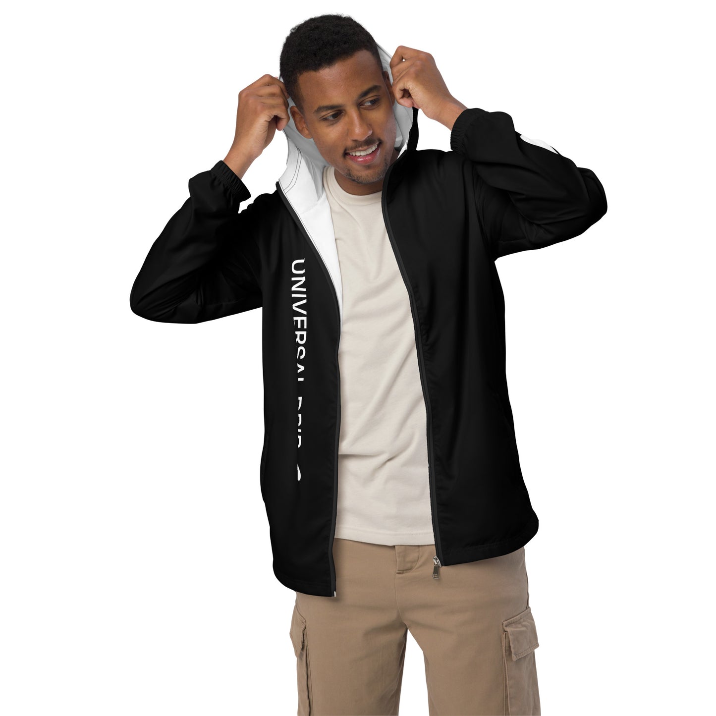 1 B/W Men’s windbreaker
