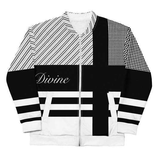 1 B/W Bomber Jacket