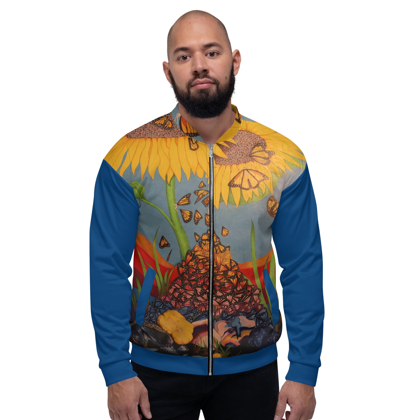 7 DUH 4 Butterfly Bomber Jacket